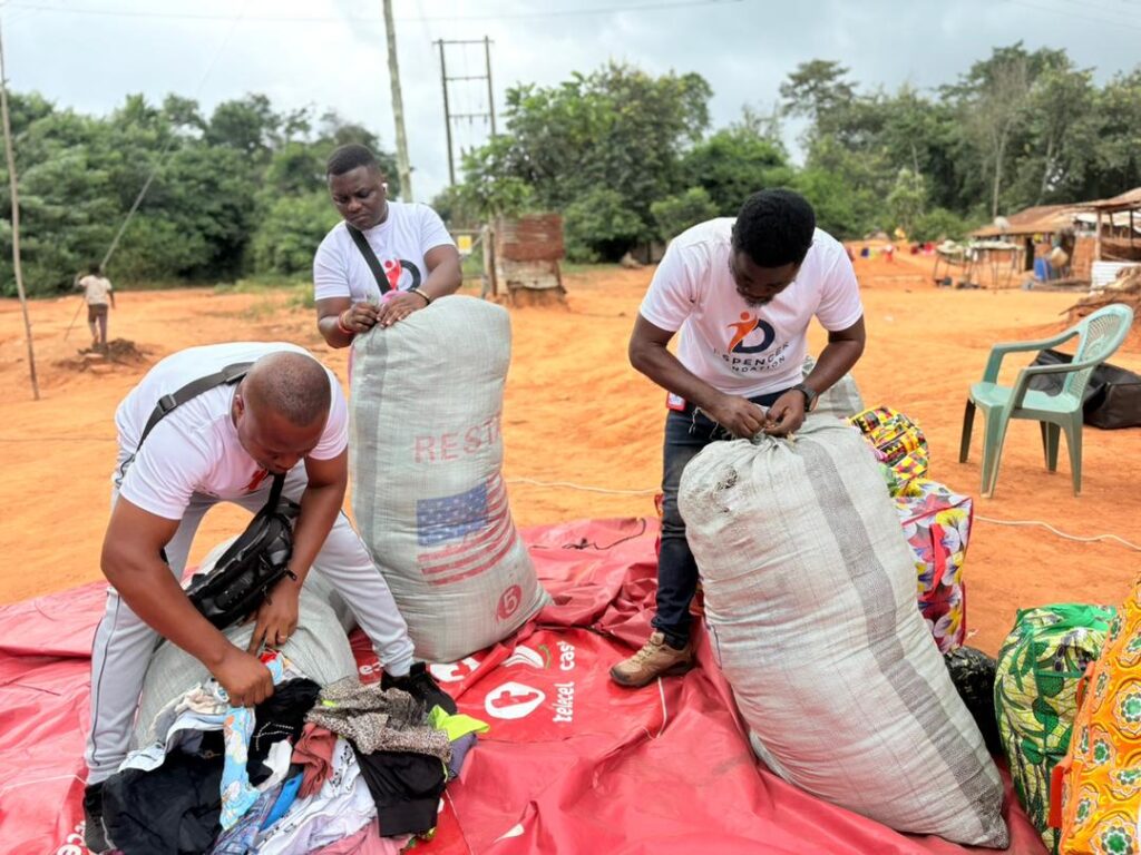 Stacks of Clothes/Donations